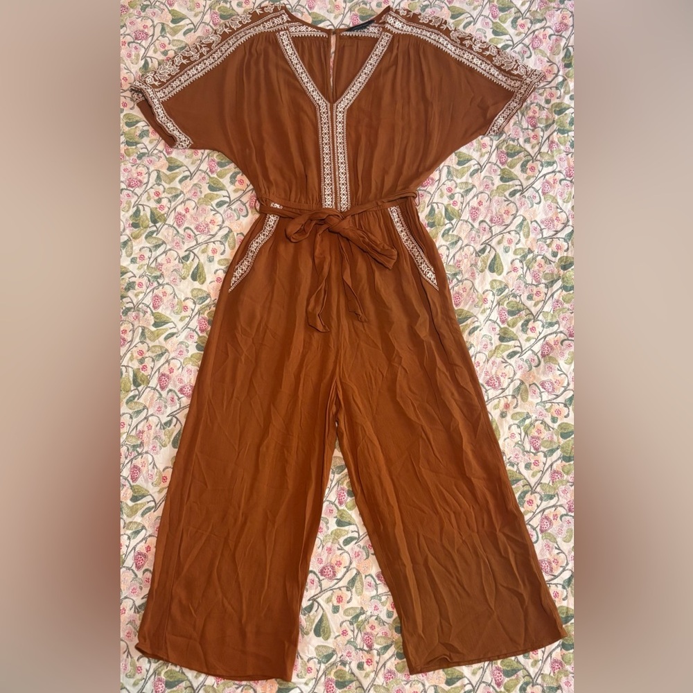 American Eagle Outfitters Jumpsuit with Embroidered Accents